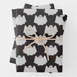 Halloween, Scary Ghost, Trick Or Treat, Boo Geschenkpapier Set