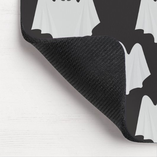 Halloween, Scary Ghost, Trick Or Treat, Boo Mousepad (Ecke)
