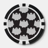 Halloween, Scary Ghost, Trick Or Treat, Boo Pokerchips (Vorderseite)