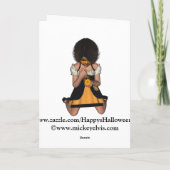 Halloween Scene Card Karte (Rückseite)