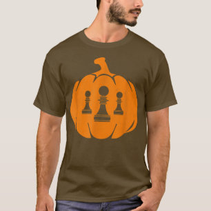 Halloween Schach Spieler Pumpkin Schach T-Shirt