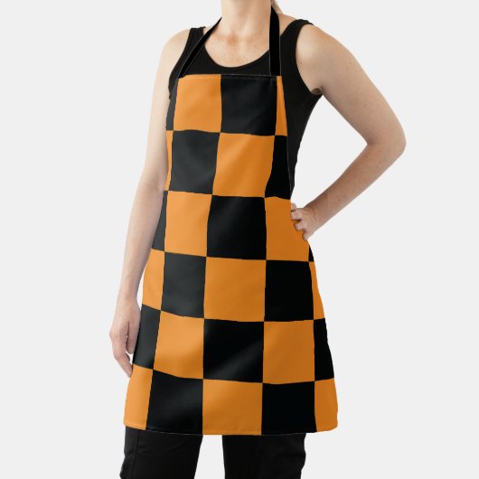 Halloween-Schachbrett-Muster Schürze (InSitu)