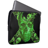 Halloween-Schädel #2 Laptopschutzhülle (Vorne Rechts)