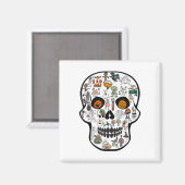 Halloween-Schädel 67 2025 Magnet (Vorderseite/Rückseite)