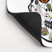 Halloween-Schädel 67 2025  Mousepad (Ecke)