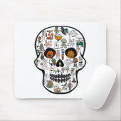 Halloween-Schädel 67 2025  Mousepad (Mit Mouse)