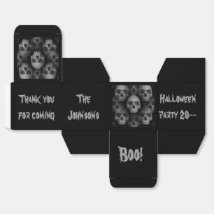 Halloween-Schädel-Gastgeschenke Geschenkschachtel