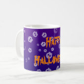 Halloween-Schädel Kaffeetasse (Vorderseite Links)