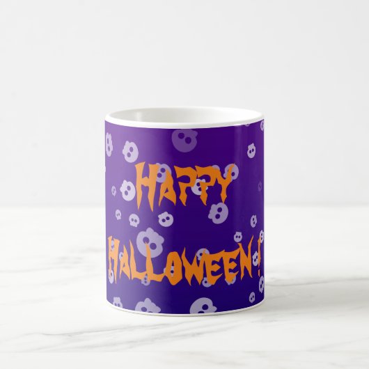 Halloween-Schädel Kaffeetasse (Mittel)