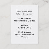 Halloween-Schädel-Muster Visitenkarte (Rückseite)