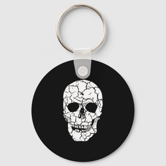 Halloween-Schädel Schlüsselanhänger (Vorderseite)