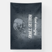 Halloween-Schädel-Session Banner (Vertikal)