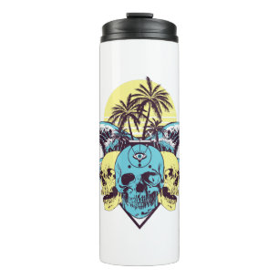 Halloween-Schädel Thermosbecher