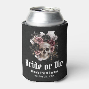 Halloween-Schädelbrille oder Die Brautparty Dosenkühler