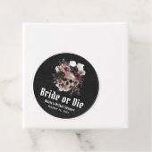 Halloween-Schädelbrille oder Die Brautparty Geschenkanhänger (Beispiel)