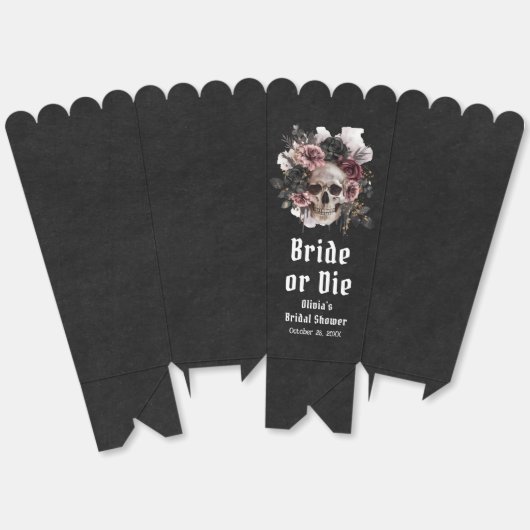 Halloween-Schädelbrille oder Die Brautparty Geschenkschachtel (Ungeklappt)