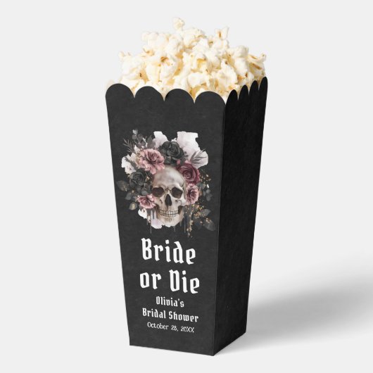 Halloween-Schädelbrille oder Die Brautparty Geschenkschachtel (Geplatzt)