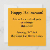 Halloween-Schädelmosaik Einladung (Rückseite)