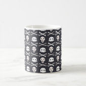 Halloween-Schädelmuster Kaffeetasse (Mittel)