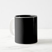Halloween-Schale Zweifarbige Tasse (Vorderseite Links)