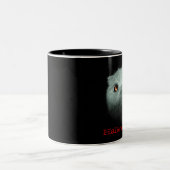 Halloween-Schale Zweifarbige Tasse (Mittel)