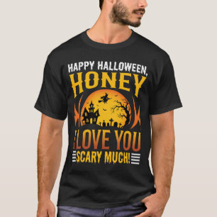 Halloween Schatz Ich Liebe Dich Sehr T-Shirt