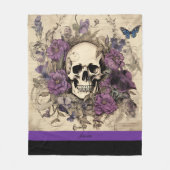 Halloween-Schäumname Fleecedecke (Vorderseite)