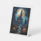 Halloween-Schild Sockelschild (Vorderseite)