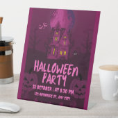 Halloween-Schild Sockelschild (In Situ)