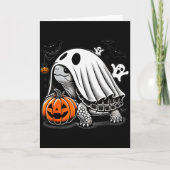 Halloween-Schildkröten-Geist-Kürbis-Kostüm-Terran- Karte (Vorderseite)