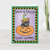 Halloween Schipperke Card Karte (Vorderseite)