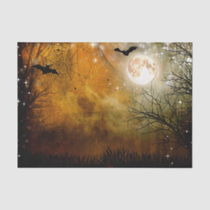 Halloween-Schläger im Spuk Wald Seidenpapier