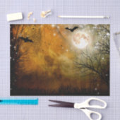 Halloween-Schläger im Spuk Wald Seidenpapier (Handwerk)