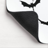 Halloween-Schläger mit Mond Mousepad (Ecke)