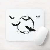 Halloween-Schläger mit Mond Mousepad (Mit Mouse)