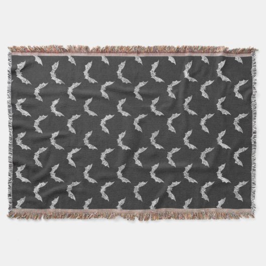 Halloween-Schläger-Tafel-Muster Decke (Vorderseite)