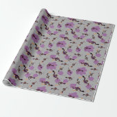 Halloween-Schlangen_grau Geschenkpapier (Ungerollt)