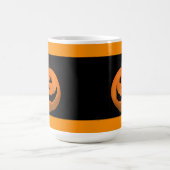 Halloween: Schlechte Kürbislaterne: Kaffee-Tasse Kaffeetasse (Mittel)