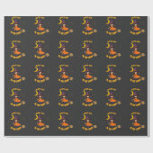 halloween schlechter Hexenkürbis Geschenkpapier (Flach)
