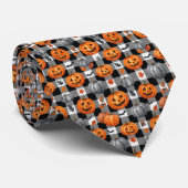 Halloween-Schlips Krawatte (Gerollt)