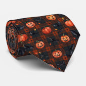 Halloween-Schlips Krawatte (Gerollt)
