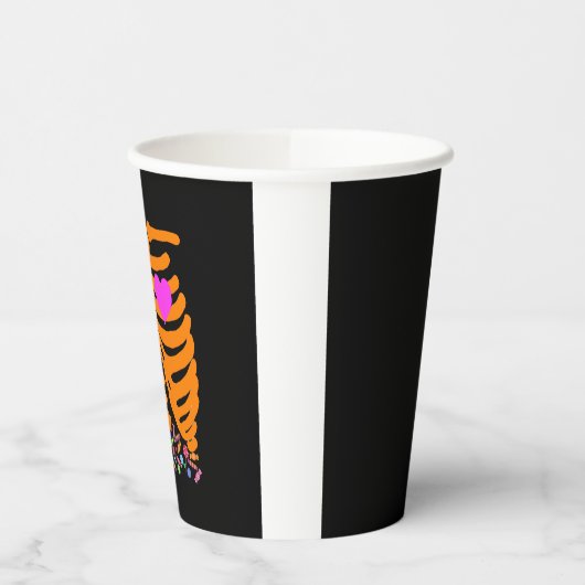 Halloween-Schlitten Pappbecher (Links)