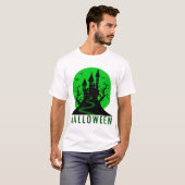 HALLOWEEN-SCHLOSS T-Shirt (Vorne ganz)