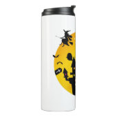Halloween-Schloss Thermosbecher (Nach links gedreht)