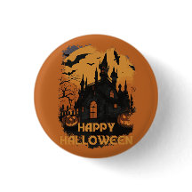 Halloween-Schloss unter Mondlicht