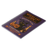 Halloween-SchlossNotebook - Zauberabend Notizblock (Linke Seite)
