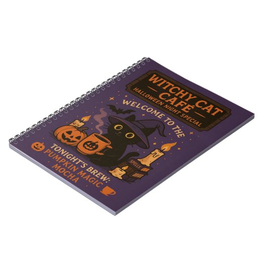 Halloween-SchlossNotebook - Zauberabend Notizblock (Linke Seite)