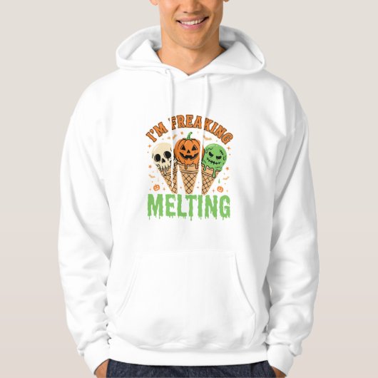 Halloween Schmelzendes Eis Hoodie (Vorderseite)