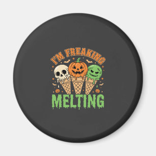 Halloween Schmelzendes Eis Magnet