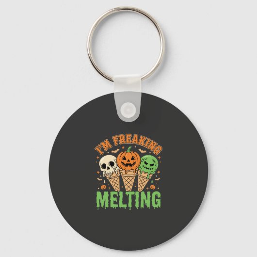 Halloween Schmelzendes Eis Schlüsselanhänger (Vorderseite)